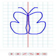 دروس وتمارين الرياضيات السنة الثالثة ابتدائي - التماثل المحوري