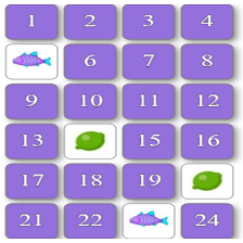  -  لعبة الذاكرة