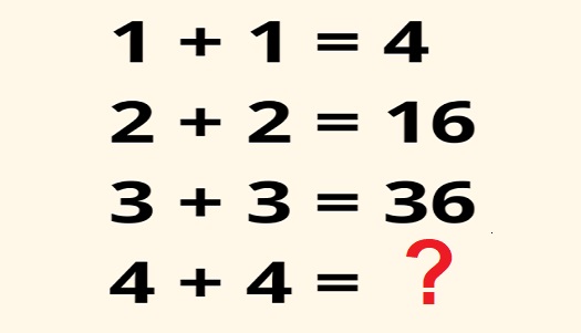 اكتشف الحل للغز التالي ، ماهو العدد المطلوب مكان علامة الاستفهام ؟