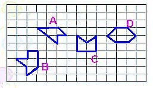 شكلين فقط لهما نفس المساحة ما هما ؟