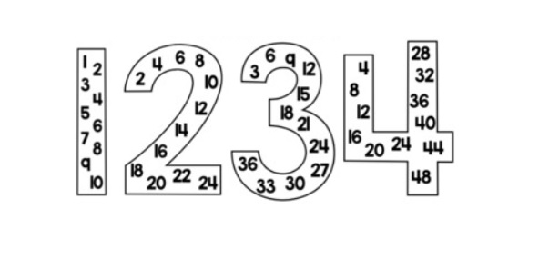 كم عدد مضاعفات العدد 4 الموجودة بين 10 و30؟