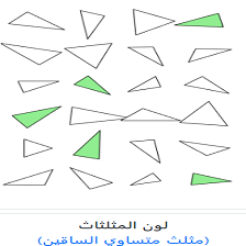دروس وتمارين الرياضيات السنة أولى ابتدائي - تعرف المثلثاث 