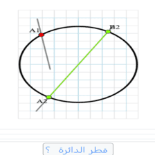 دروس وتمارين الرياضيات السنة الثانية ابتدائي - قطر الدائرة