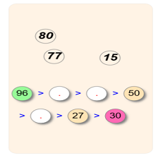 دروس وتمارين الرياضيات السنة الثانية ابتدائي - 4مقارنة وترتيب الأعداد تصاعديا أو تنازليا