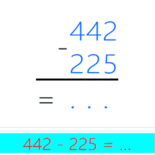 دروس وتمارين الرياضيات السنة الرابعة ابتدائي - التقنية الاعتيادية للطرح2