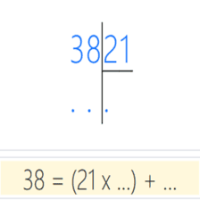 دروس وتمارين الرياضيات السنة الرابعة ابتدائي - التقنية الاعتيادية للقسمة
